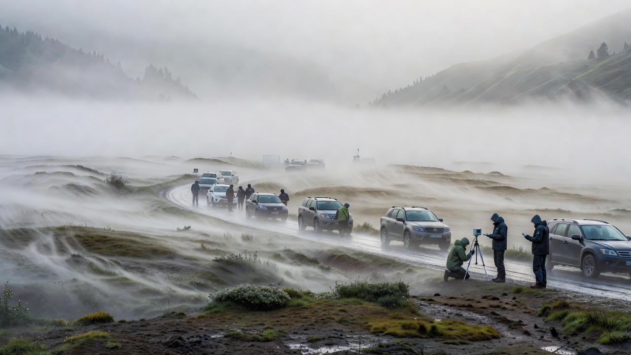 Record Fog Density Measured in Nebelora Valleys This Month